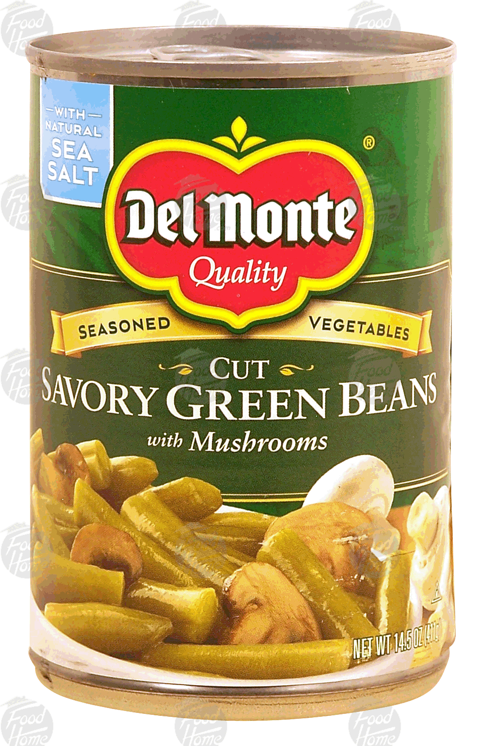 Del Monte  cut savory green beans with mushrooms Full-Size Picture